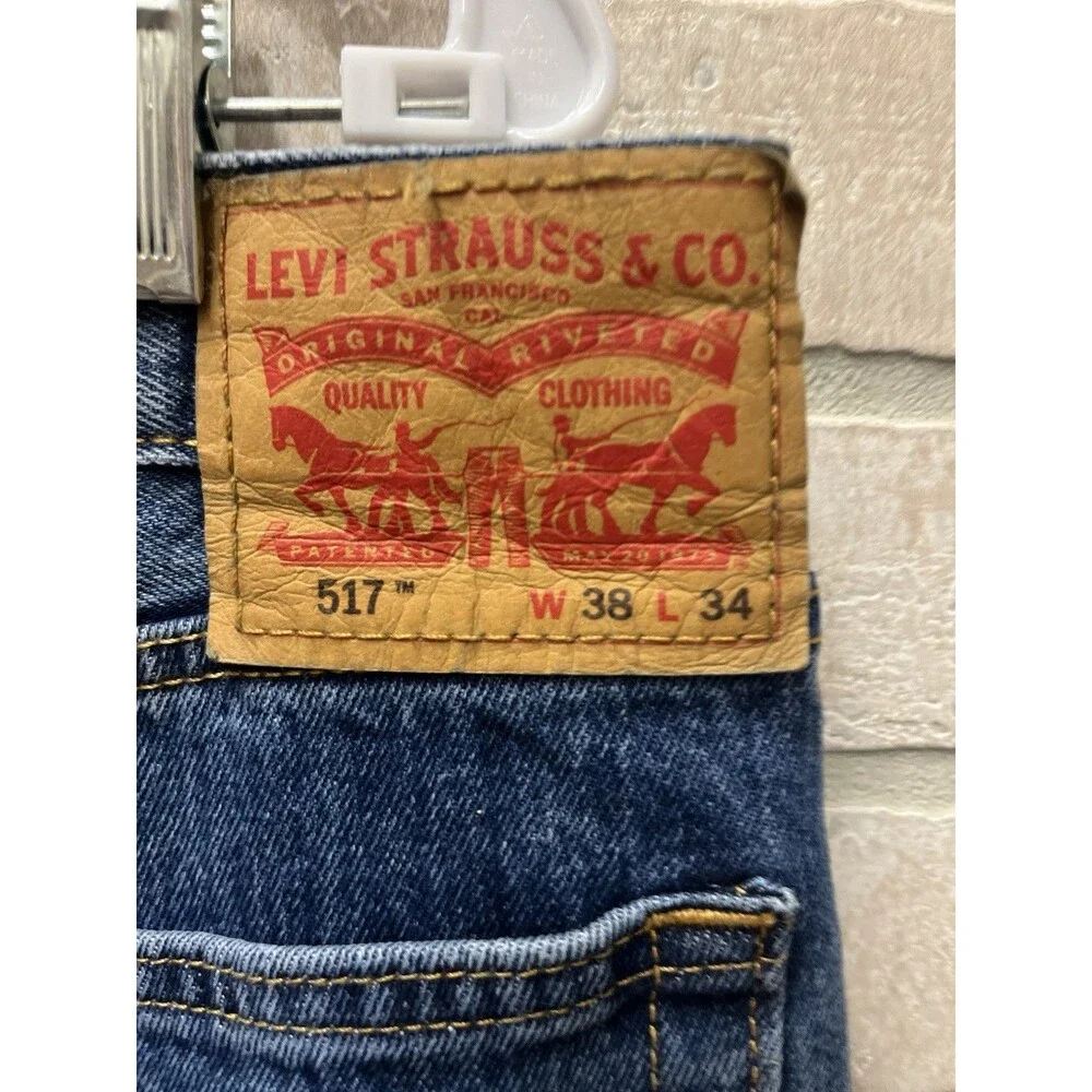 Levi's 517 Men’s Denim Jeans Sz 38/34 Boot Cut NWT country boy